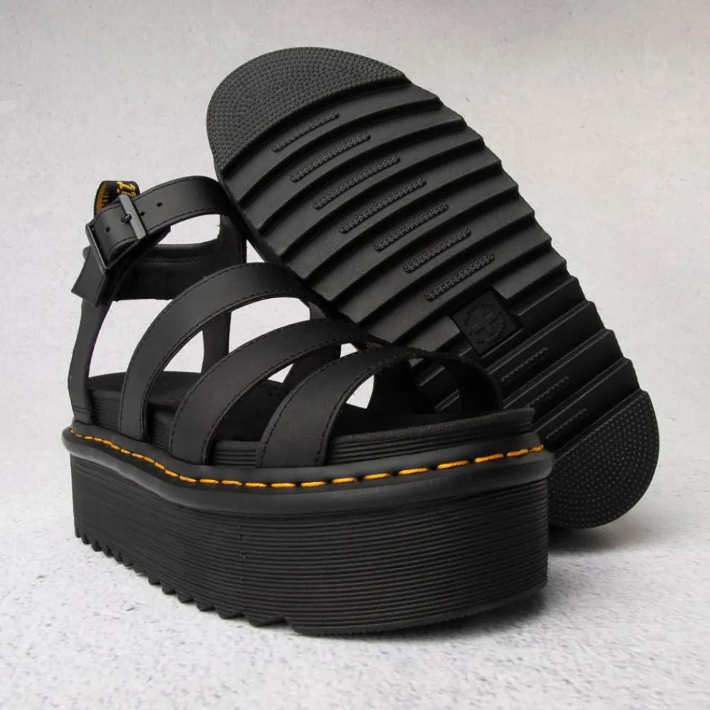 Flash Sale Dr. Martens Womens Blaire Platform Sandal - Black