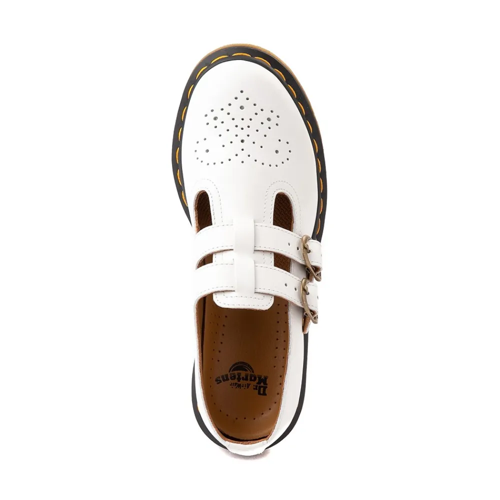 Hot Dr. Martens Womens Mary Jane Casual Shoe - White