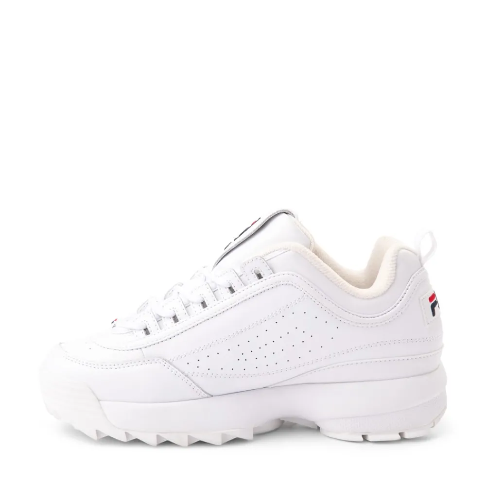 Shop Fila Womens Disruptor 2 Premium Athletic Shoe - White