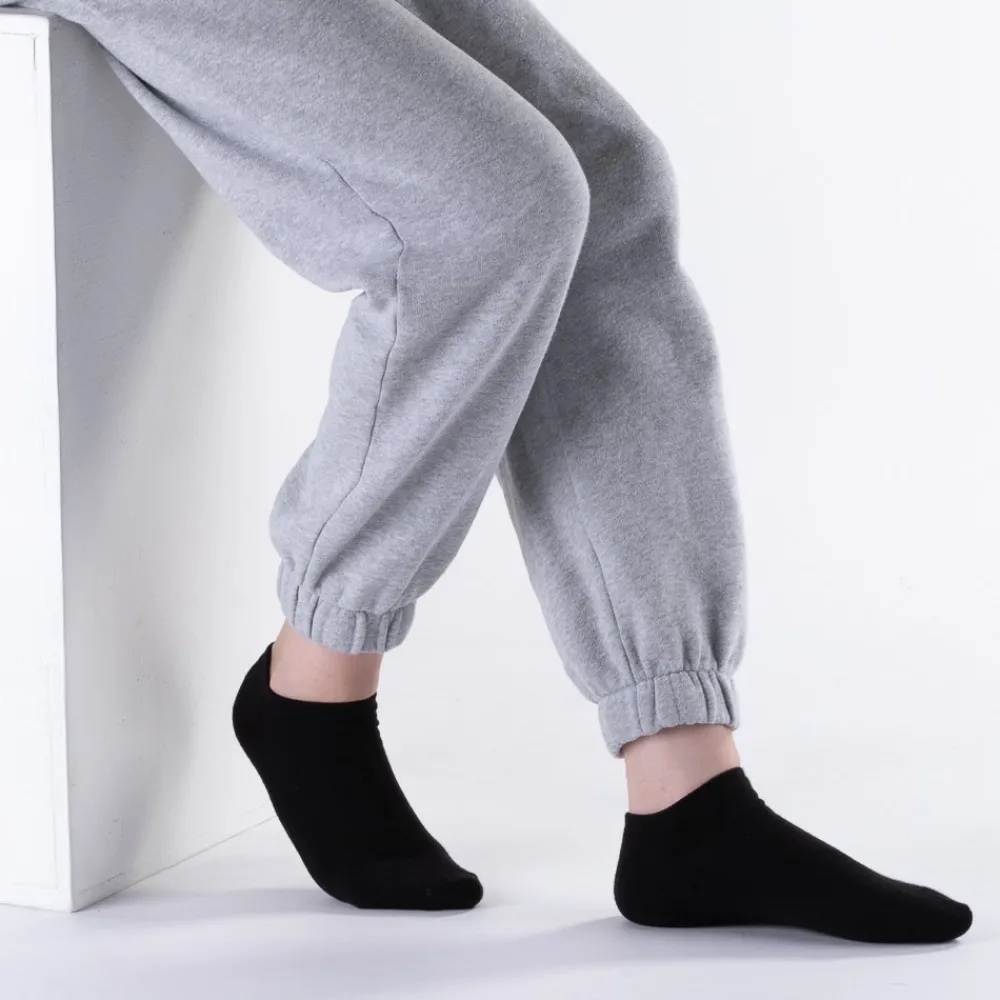 New Crocs Womens Footies 5 Pack - Black