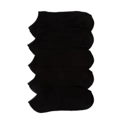 New Crocs Womens Footies 5 Pack - Black
