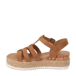 Outlet Heart in D Womens Trader-S Wedge Sandal - Cognac