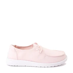 Flash Sale HEYDUDE Womens Wendy Slub Casual Shoe - Pink