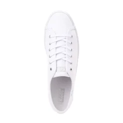 Discount Keds Womens Triple Up Platform Casual Shoe - White / Silver