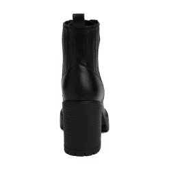 Fashion MIA Womens Avni Heel Boot - Black