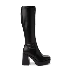 Cheap MIA Womens Everett Tall Heel Boot - Black