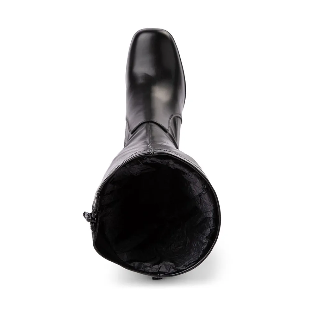 Cheap MIA Womens Everett Tall Heel Boot - Black