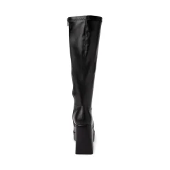Cheap MIA Womens Everett Tall Heel Boot - Black