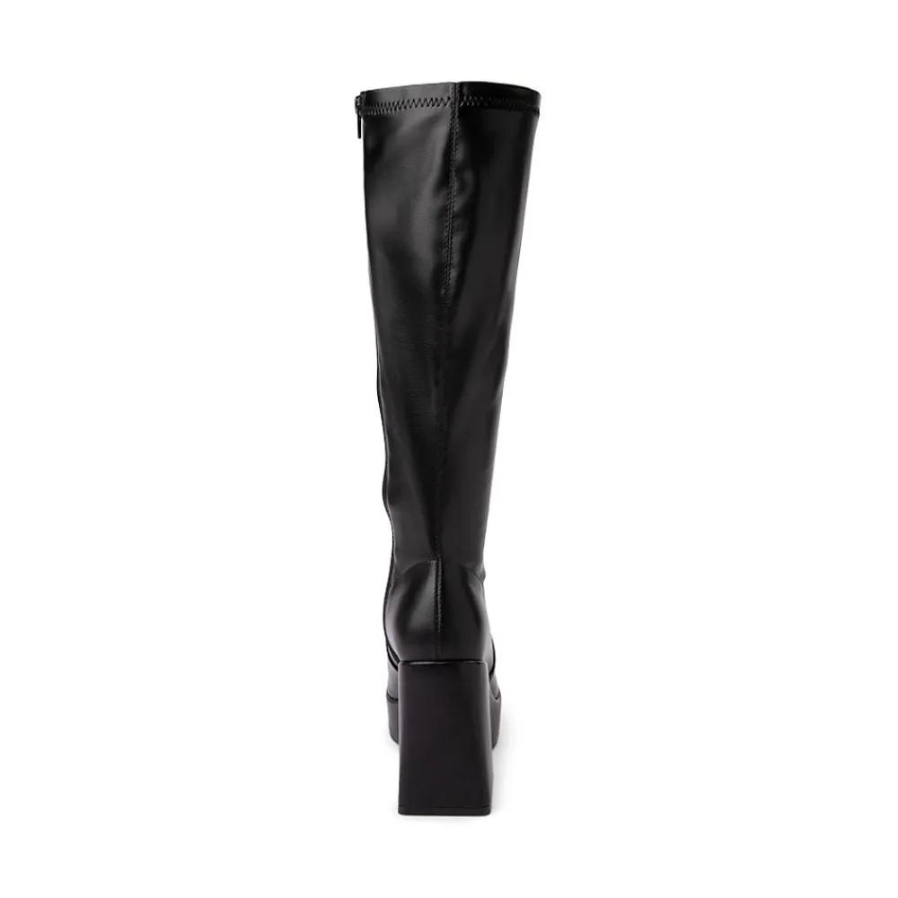 Cheap MIA Womens Everett Tall Heel Boot - Black