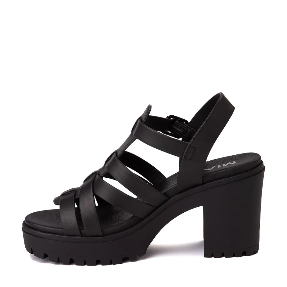 Online MIA Womens Tira Platform Sandal - Black