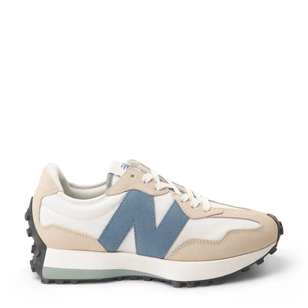 Cheap New Balance Womens 327 Athletic Shoe - Sandstone / Mercury Blue