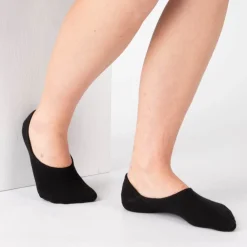 Fashion Journeys Womens No Show Sock 5 Pack - Black