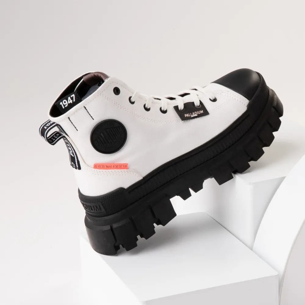 Outlet Palladium Womens Revolt Hi Platform Boot - White