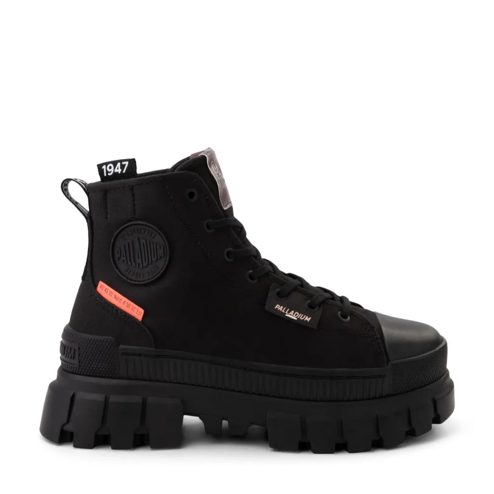 Store Palladium Womens Revolt Hi Platform Boot - Black