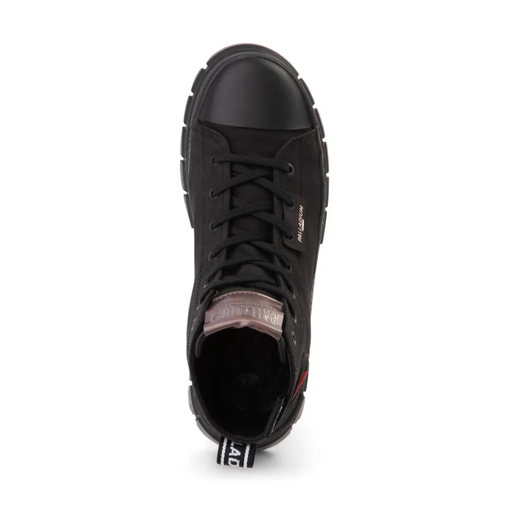 Store Palladium Womens Revolt Hi Platform Boot - Black
