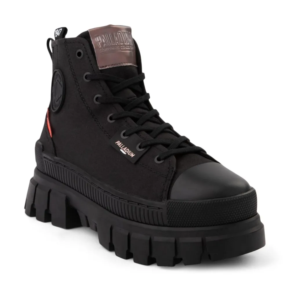 Store Palladium Womens Revolt Hi Platform Boot - Black