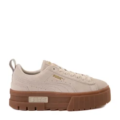 Cheap Puma Womens Mayze Platform Athletic Shoe - Oatmeal / Gum