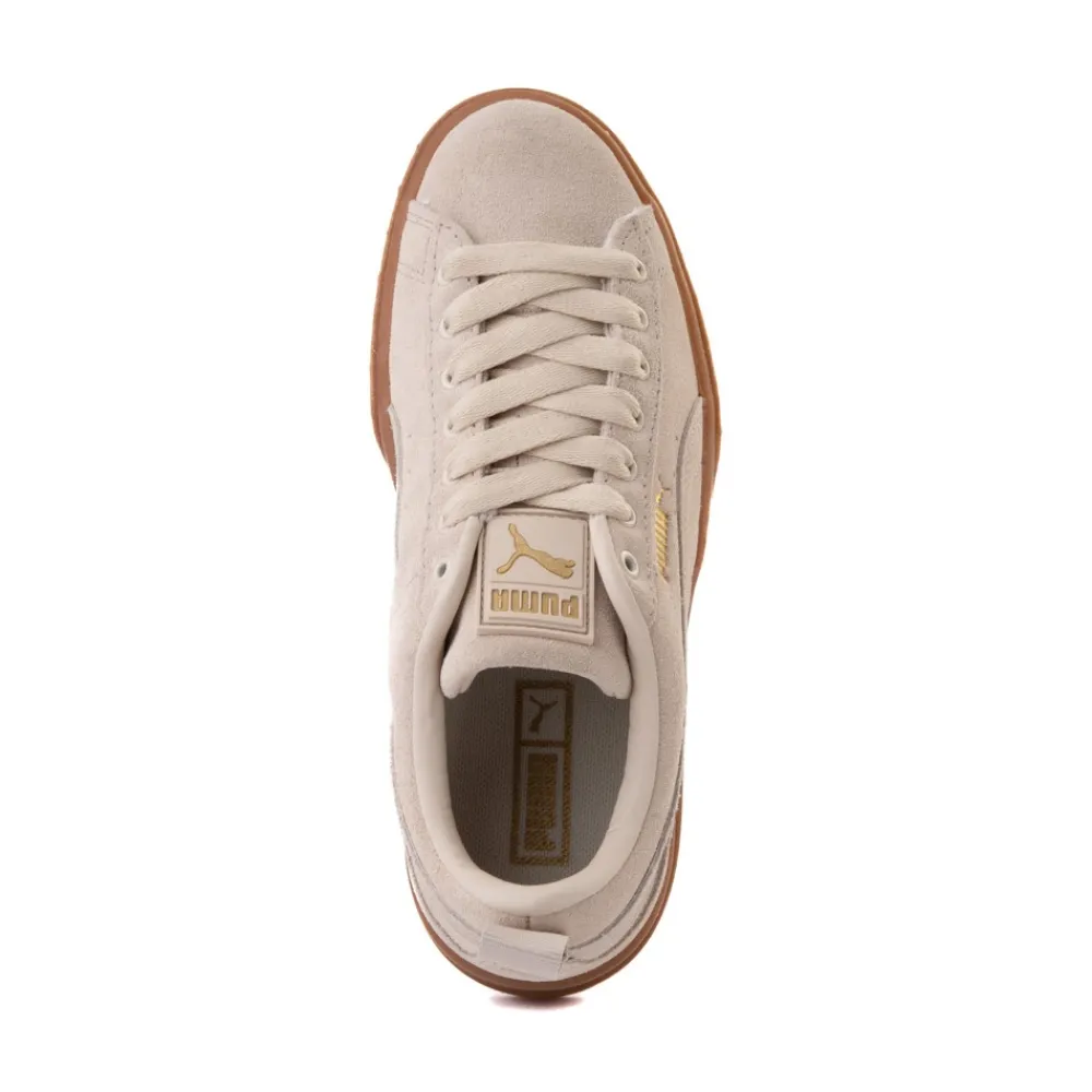 Cheap Puma Womens Mayze Platform Athletic Shoe - Oatmeal / Gum