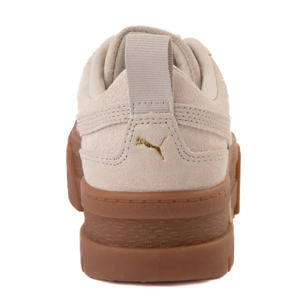 Cheap Puma Womens Mayze Platform Athletic Shoe - Oatmeal / Gum