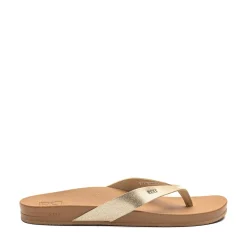 Cheap Reef Womens Cushion Court Sandal - Champagne