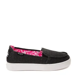 Cheap Roxy Womens Minnow Plus Slip On Casual Shoe - Black