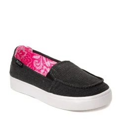 Cheap Roxy Womens Minnow Plus Slip On Casual Shoe - Black