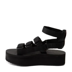 Clearance Teva Womens Flatform Mevia Sandal - Black