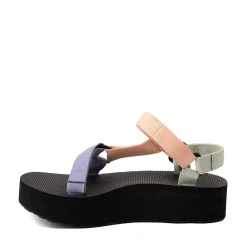 Store Teva Womens Flatform Universal Sandal - Sherbert / Multicolour