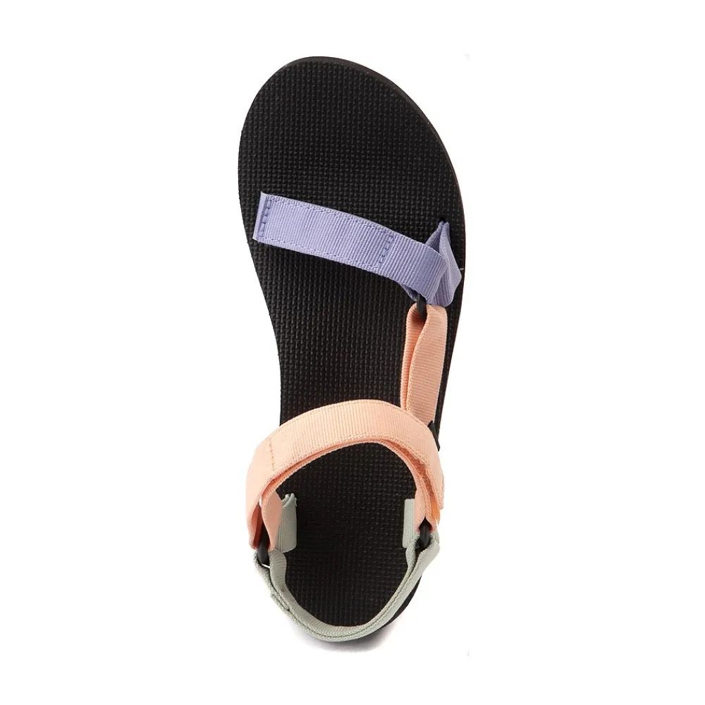 Store Teva Womens Flatform Universal Sandal - Sherbert / Multicolour