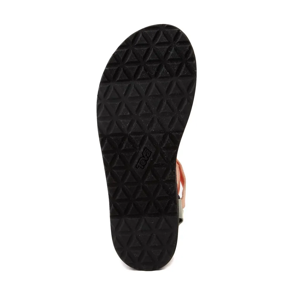Store Teva Womens Flatform Universal Sandal - Sherbert / Multicolour