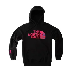 Best Sale The North Face Womens Printed Novelty Fill Hoodie - Black / Mr. Pink