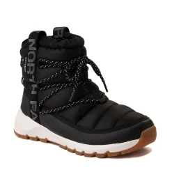 Shop The North Face Womens Thermoball Boot - Black / Gardenia White