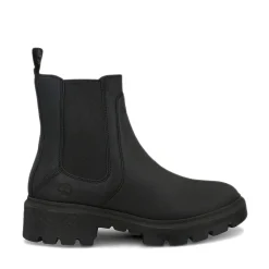 Hot Timberland Womens Cortina Valley Chelsea Slip On Boot - Black