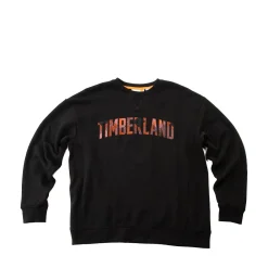 Hot Timberland Womens Logo Sweatshirt - Black / Plaid