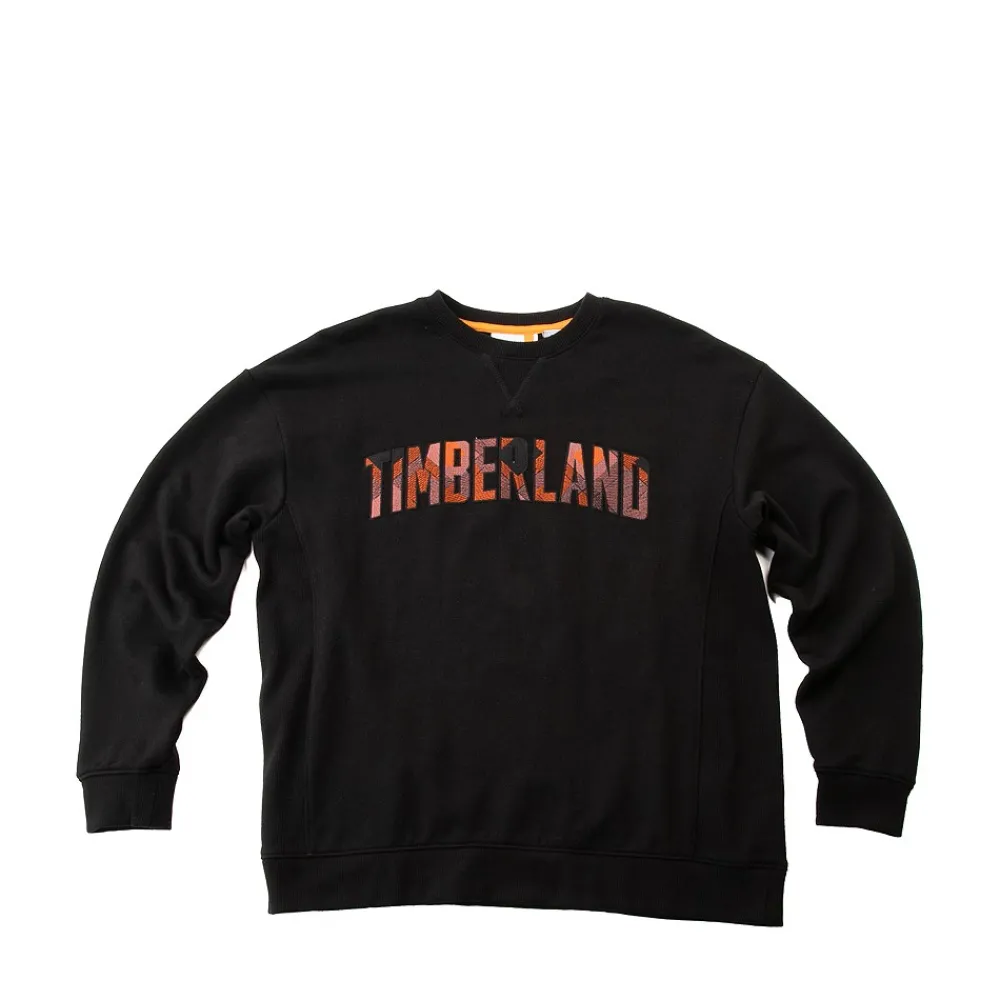 Hot Timberland Womens Logo Sweatshirt - Black / Plaid