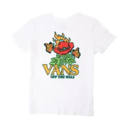 Sale Vans Womens Butterfire Tee - White