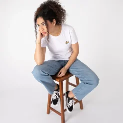Sale Vans Womens Butterfire Tee - White