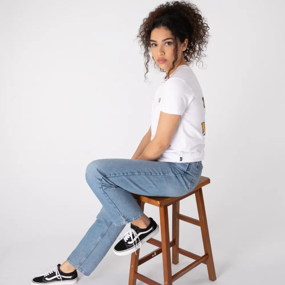 Sale Vans Womens Butterfire Tee - White