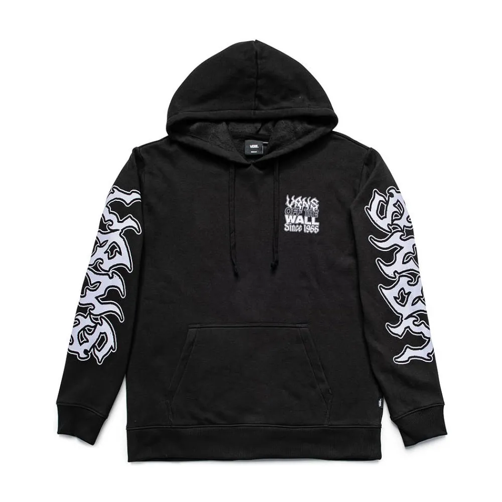 Clearance Vans Womens Manic Type Boyfriend Hoodie - Black