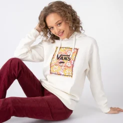 Best Sale Vans Womens Resort Pullover Box Hoodie - Marshmallow