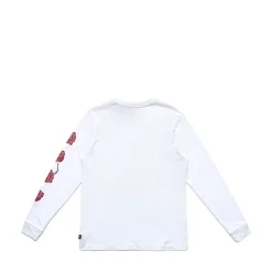 Best Sale Vans Womens Thorned Boyfriend Long Sleeve Tee - White